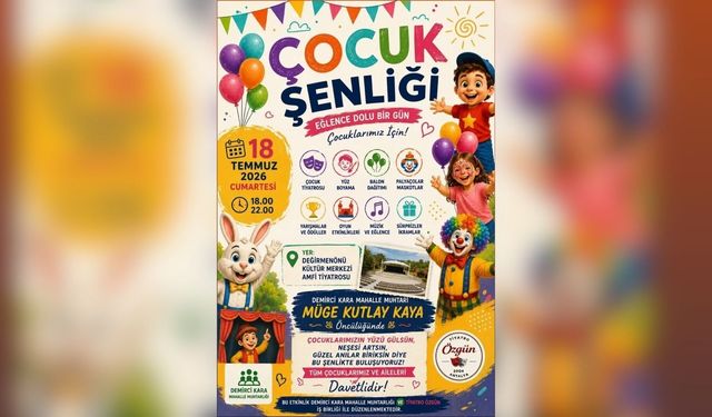 Çocuklar için dev şenlik