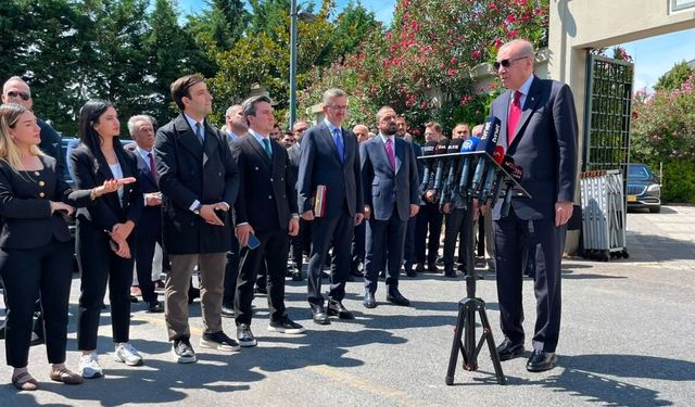 Cumhurbaşkanı Recep Tayyip Erdoğan: "NATO Zirvesi'nde liderlerle mutluluğu birlikte yaşadık"