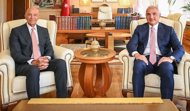 Bakan Ersoy, ABD’nin Ankara Büyükelçisi Tom Barrack’ı ağırladı