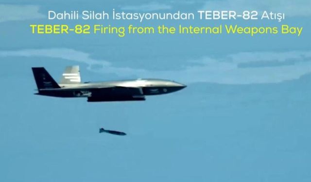 KIZILELMA dahili mühimmat yuvasından ilk atış testlerini başarıyla tamamladı
