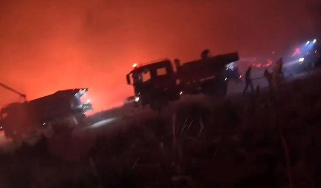 Ateş savaşçılarının mücadelesi aksiyon kamerasına yansıdı