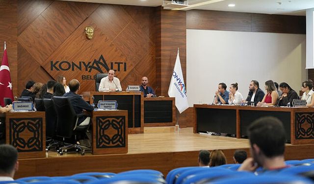 Konyaaltı Belediyesi Gençlik Meclisi Temmuz toplantısını gerçekleştirdi