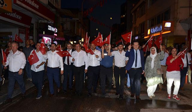 Serik'te 15 Temmuz anıldı