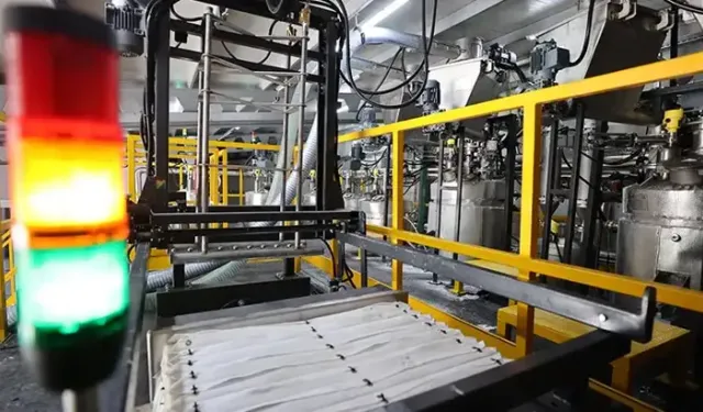 TENMAK BOREN Lityum Borat Tuzları Üretim Tesisi devreye alındı