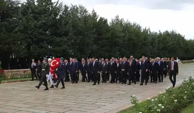 Anıtkabir'de '30 Ağustos Zafer Bayramı' töreni