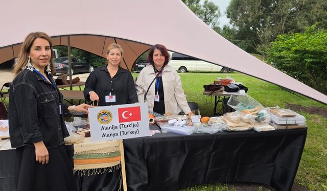 Talsi'de Alanya'nın kültürü ve yerel değerleri tanıtıldı
