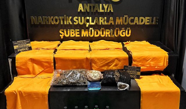 Antalya'da uyuşturucu operasyonu