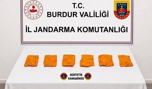 Burdur'da jandarmadan uyuşturucu operasyonu