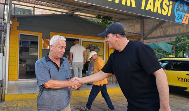 Başkan Kotan Konyaaltı sokaklarında 7/24 sahada