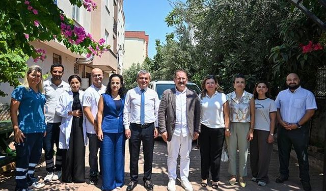 Kepez’de örnek evde sağlık hizmeti