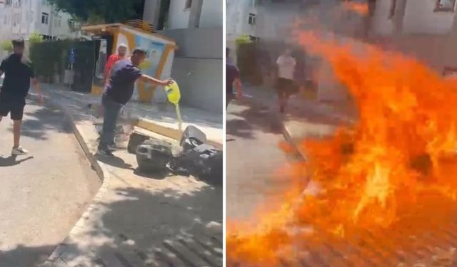 839 bin TL ceza sonrası belediye önünde yangınlı protesto