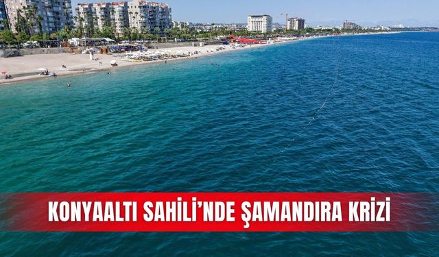 Konyaaltı Sahili’nde şamandıra krizi