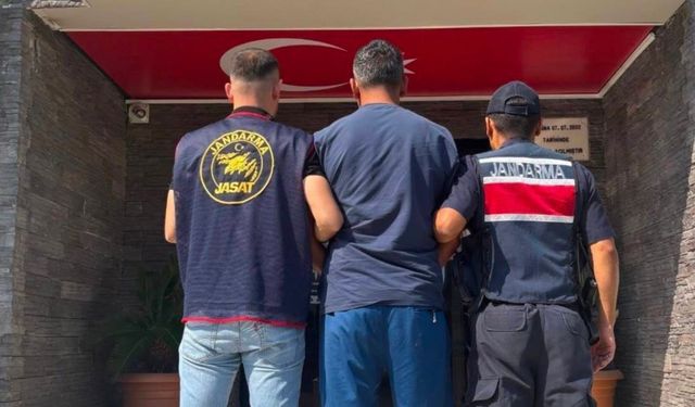 Manavgat'ta 14 yıl hapis cezası bulunan hükümlü yakalandı