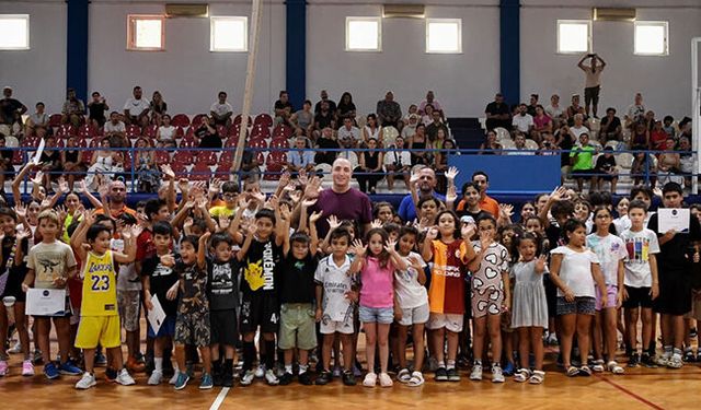 Konyaaltı'nda spor kursları sertifika töreni