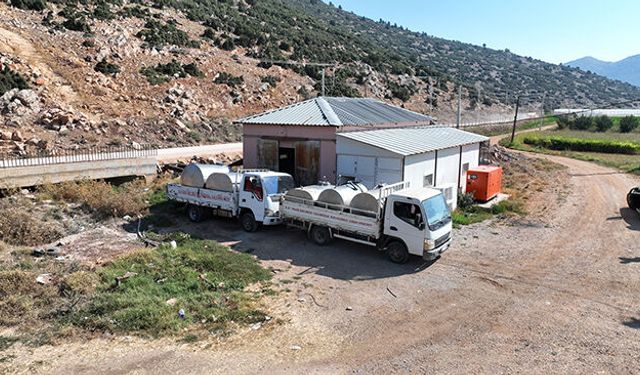 Büyükşehir’den süt tankı desteği