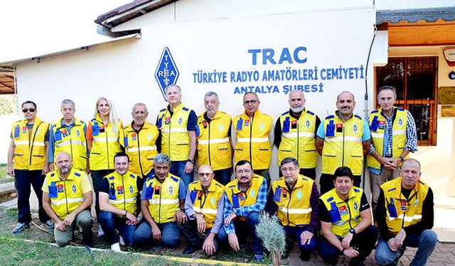 Antalya’da 'acil afet haberleşme' ekipleri nöbette