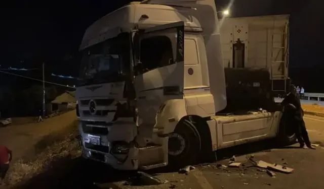TIR şoförleri birbirine girdi: 3 yaralı