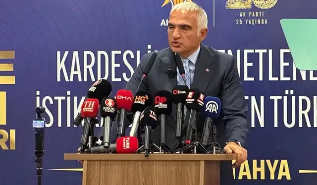 Bakan Ersoy: Turizmde büyümeyi, gelişmeyi ve zirve mücadelemizi sürdüreceğiz