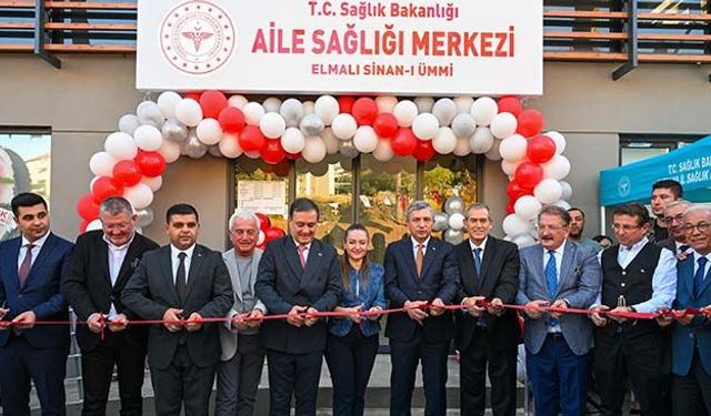 ATSO Elmalı Eğitim ve Sağlık Merkezi törenle hizmete açıldı