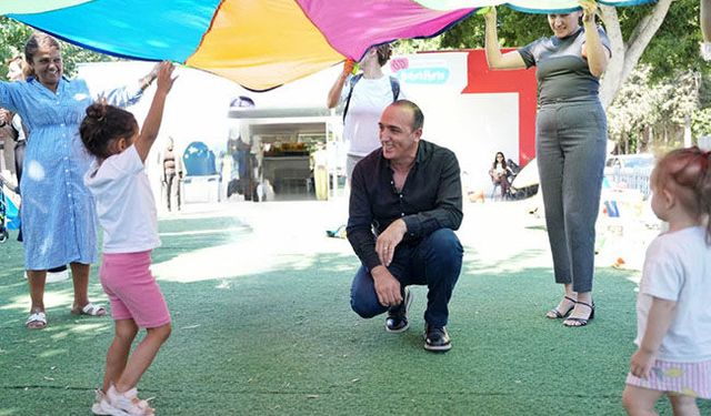 Başkan Kotan Bebek Parkı'nı ziyaret etti