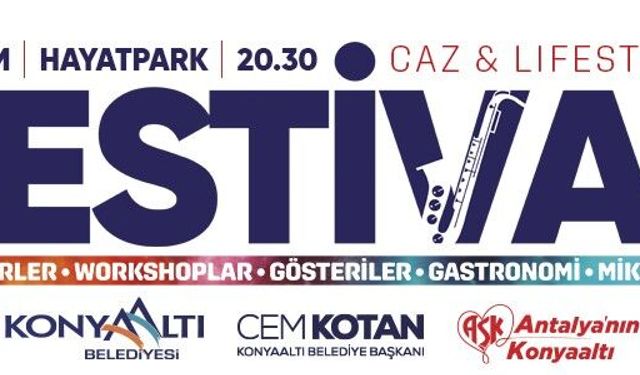 KONYAALTI BELEDİYE BŞK. HAYAT PARK CAZ KONSERİ DUYURUSU
