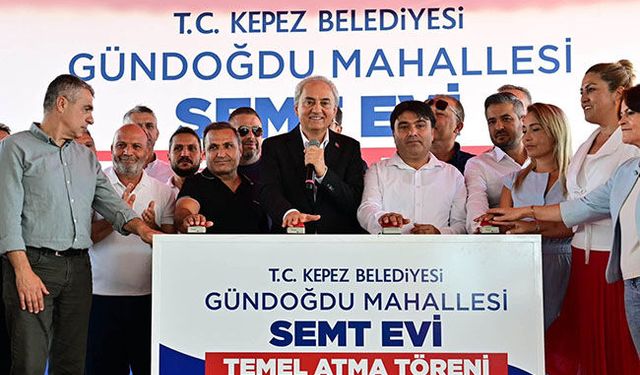 Gündoğdu Mahallesi Semt Evi'nin temeli atıldı