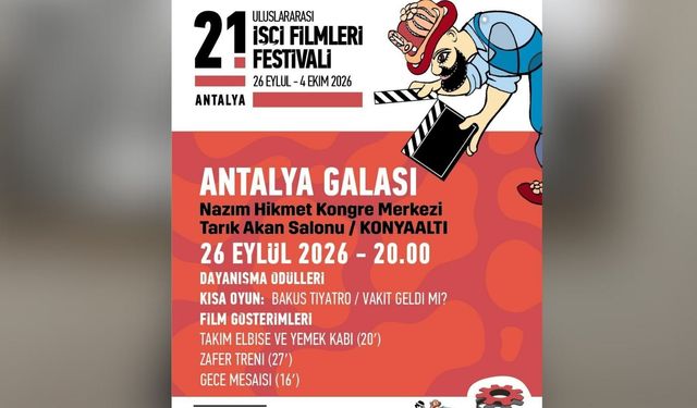 21. Uluslararası İşçi Filmleri Festivali başlıyor