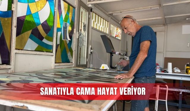 Sanatıyla cama hayat veriyor