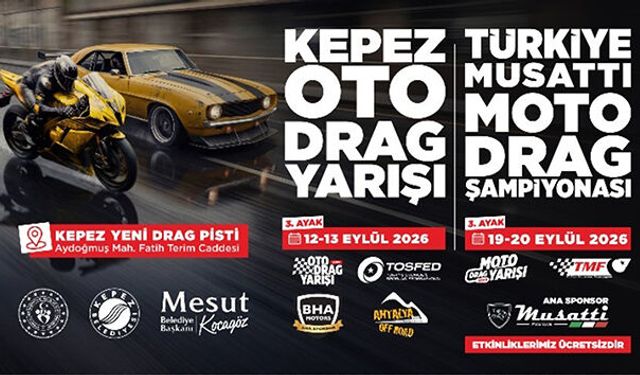 Kepez drag pisti hız tutkunlarını ağırlıyor