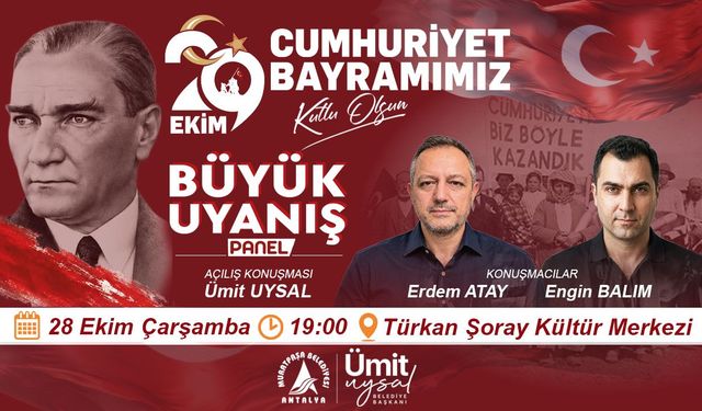 MURATPAŞA BELEDİYE BŞK BÜYÜK UYANIŞ - PANEL İLANI