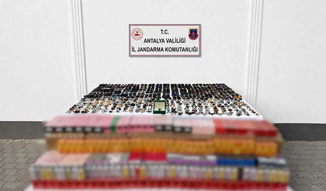 Manavgat'ta kaçakçılık operasyonu