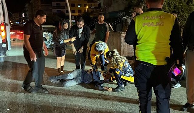 Gazipaşa'da alkollü sürücü kaza yaptı
