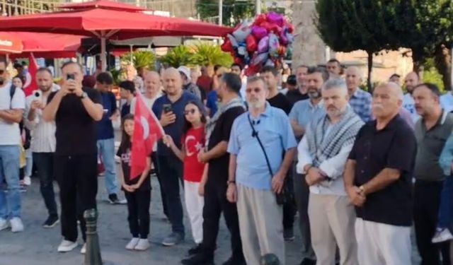 Antalya’da Aksa Tufanı yürüyüşü düzenlendi