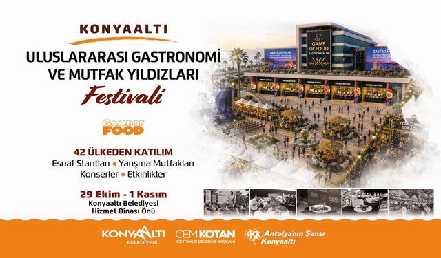 KONYAALTI BELEDİYE BŞK. KONYAALTI GAME OF FOOD TANITIM İLANI