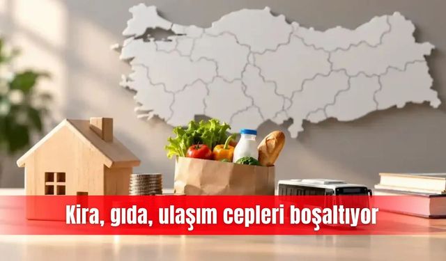 Kira, gıda, ulaşım cepleri boşaltıyor