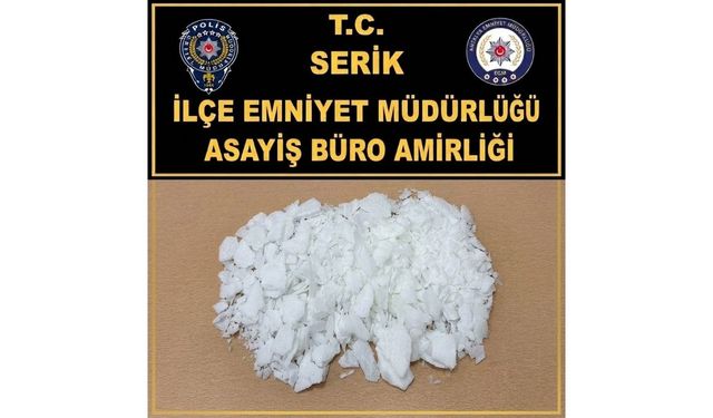 Serik'te uyuşturucu madde ticaretine 2 tutuklama