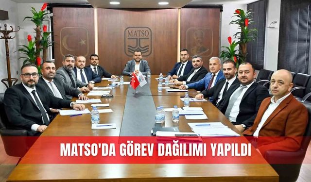 Manavgat Ticaret ve Sanayi Odası'nda görev dağılımı yapıldı