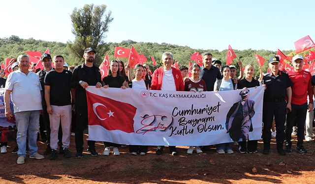 Kaş’ta Cumhuriyet coşkusu