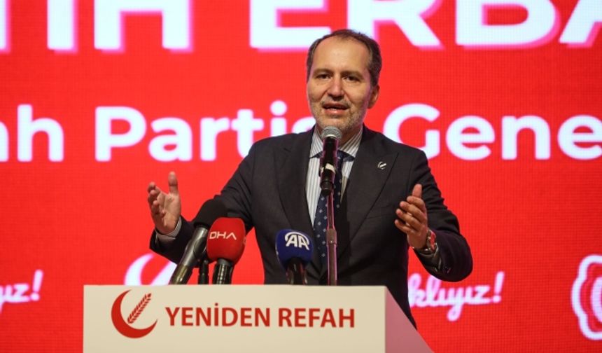Erbakan: Kimsenin iktidarda kalması için kurulmuş bir parti değiliz