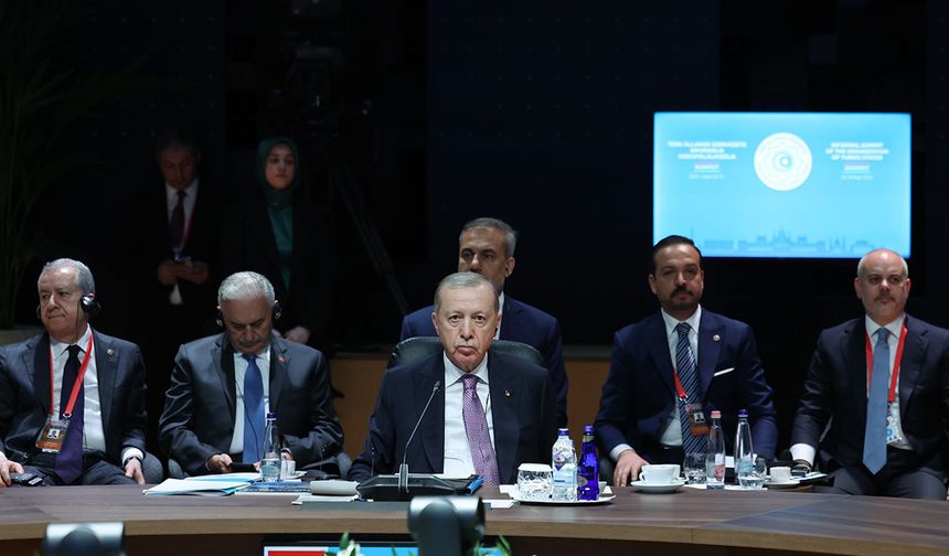 Cumhurbaşkanı Erdoğan'dan Türk Devletleri Teşkilatı Zirvesi'nde KKTC için özel çağrı