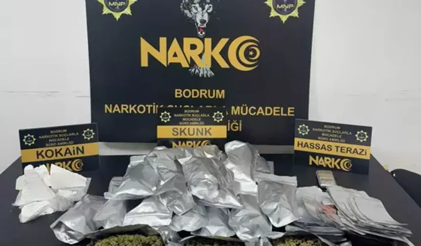 Muğla'da narkotik  baskını