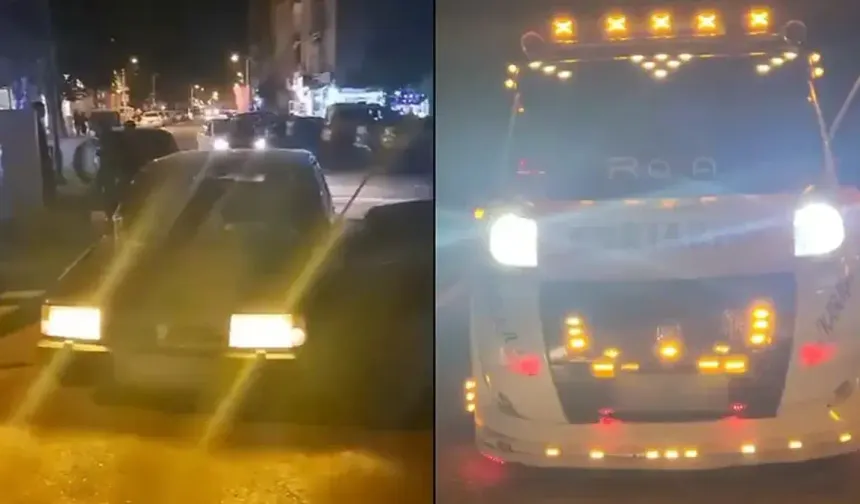 Standart dışı far kullanan 26 bin 822 sürücüye/araca ceza