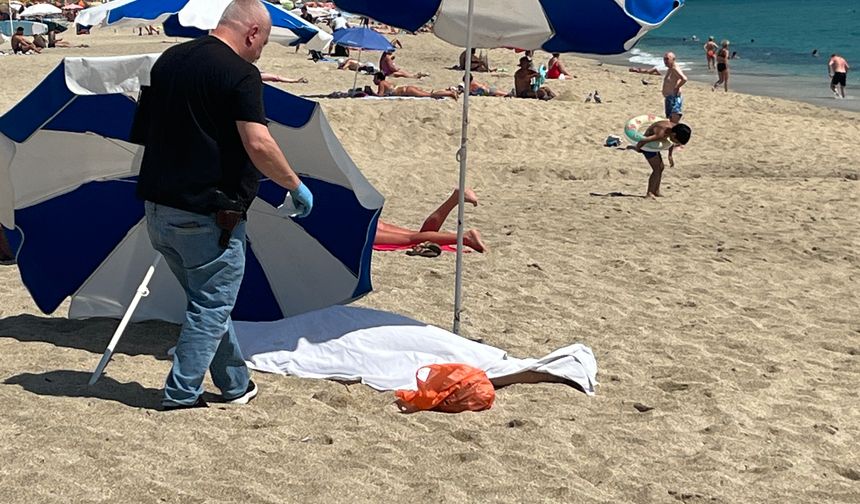 Alman turist sahilde hayatını kaybetti