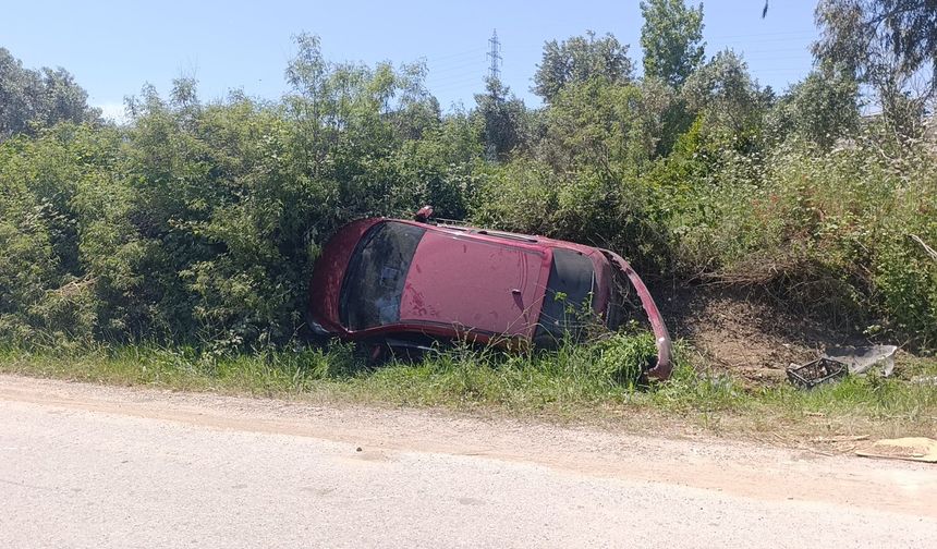 Kaza yerinden kaçtı, plakası kaçamadı