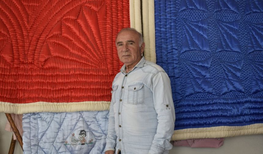 Antalya'da bir usta: Yorgancılıkla geçen 50 yıl