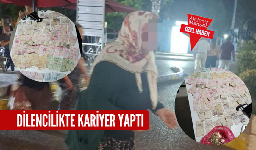Dilencilikte kariyer yaptı