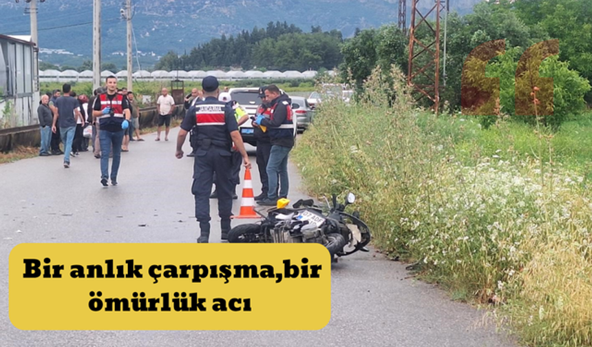Bir anlık çarpışma, bir ömürlük acı
