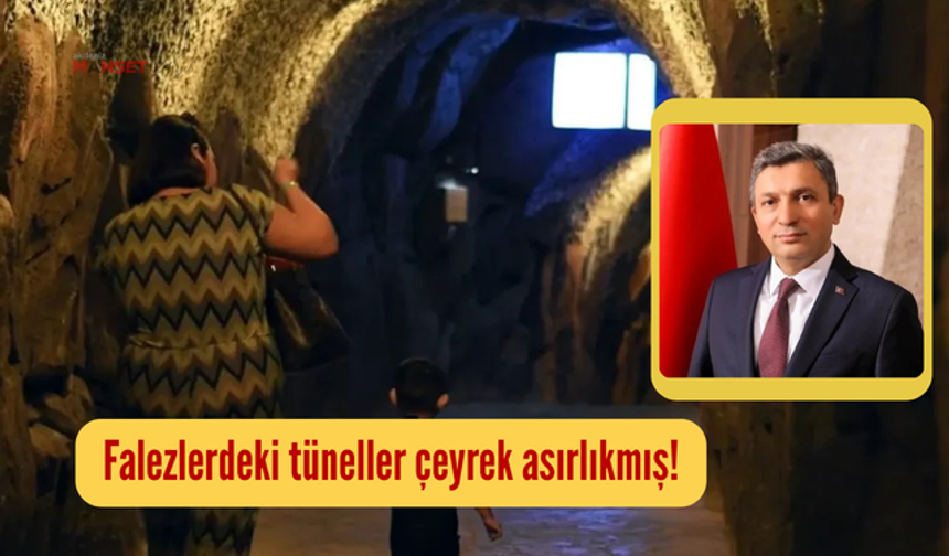 Falezlerdeki tüneller çeyrek asırlıkmış!