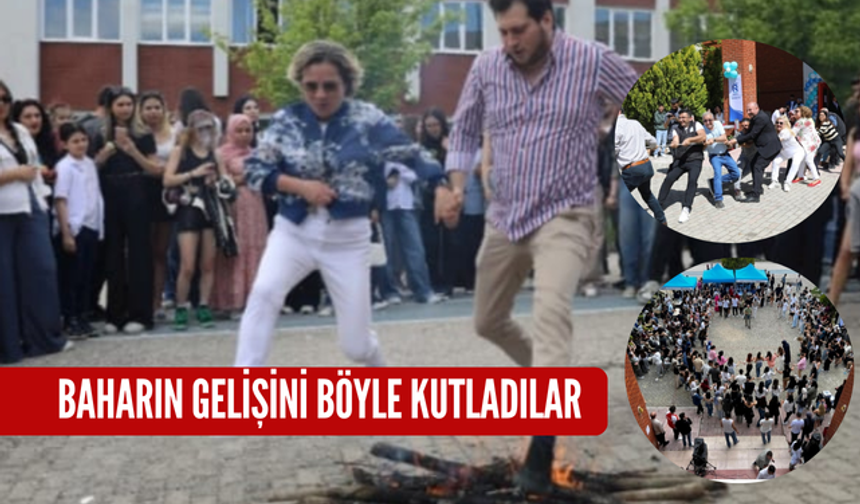 Baharın gelişini böyle kutladılar