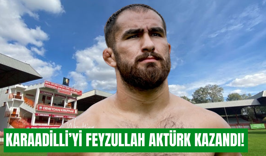 42. Karaadilli Yağlı Güreşleri'nde başpehlivan Feyzullah Aktürk oldu!